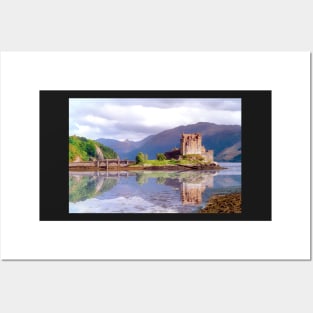 Eilean Donan Castle , the Highlands , Scotland Posters and Art